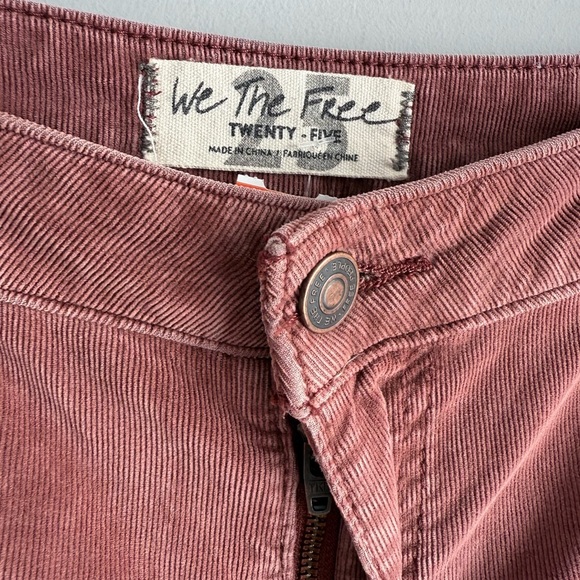 We The Free People Just Float On Corduroy Flare Jeans Pants 25 Bell Bottom 70s - Picture 9 of 16